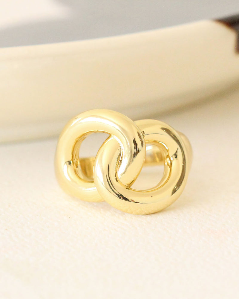 Anillo Argollas Dorado