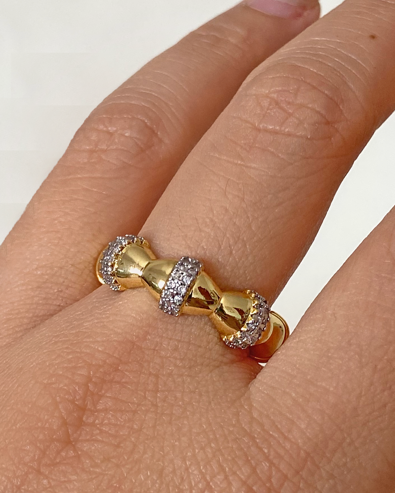 Anillo Rosca Zirconias