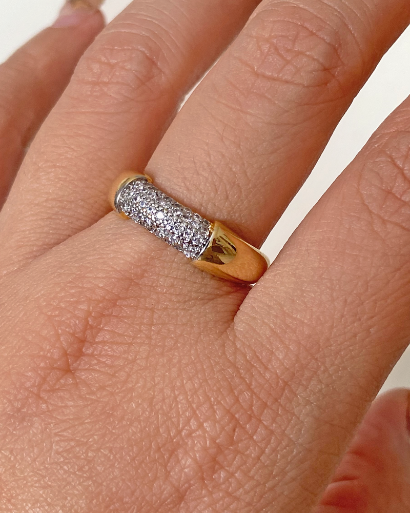 Anillo Cilindrico Zirconias