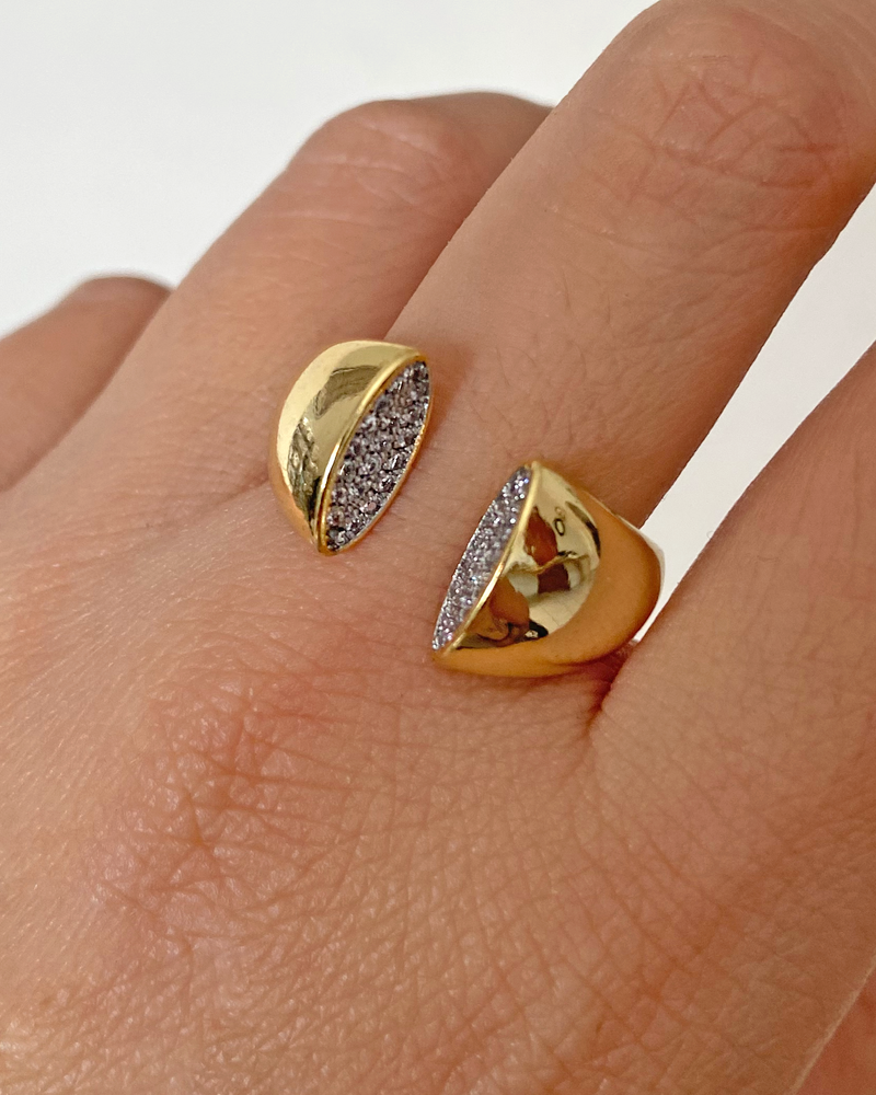 Anillo Ovalos Zirconias