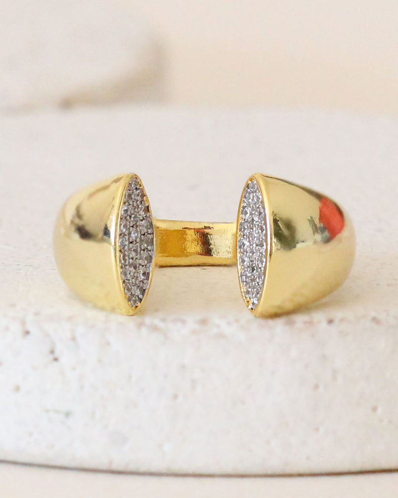 Anillo Ovalos Zirconias
