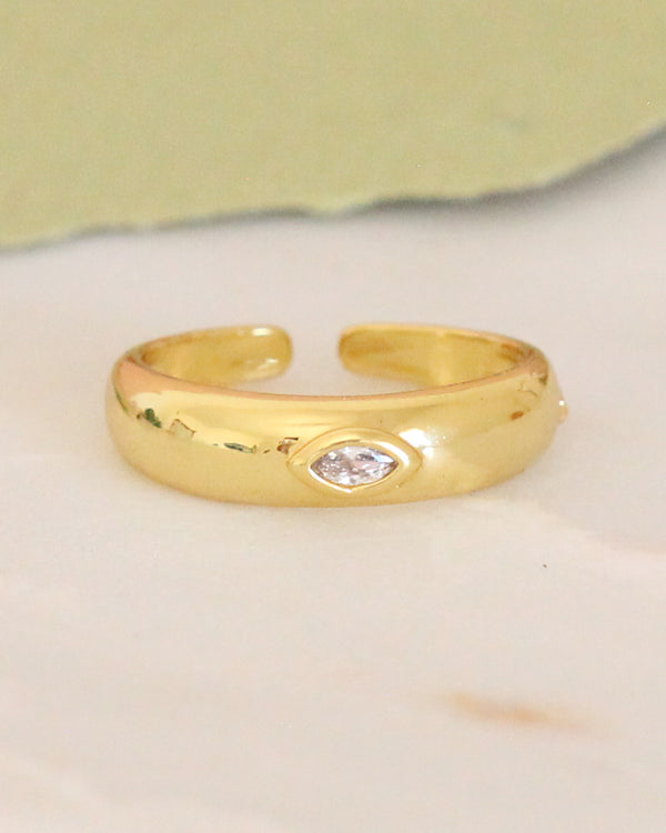 Anillo Baguette Centro