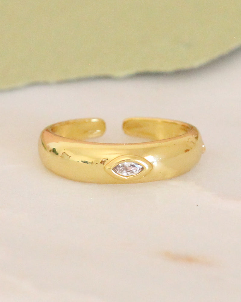 Anillo Baguette Centro