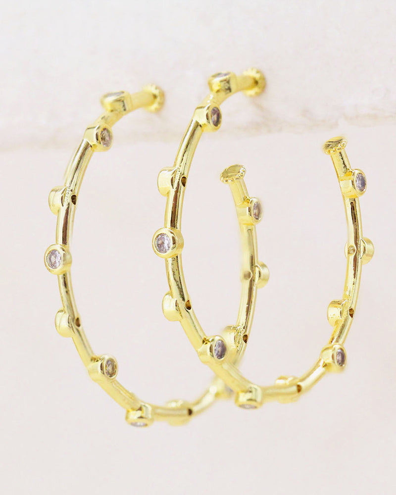 arracada con zirconias