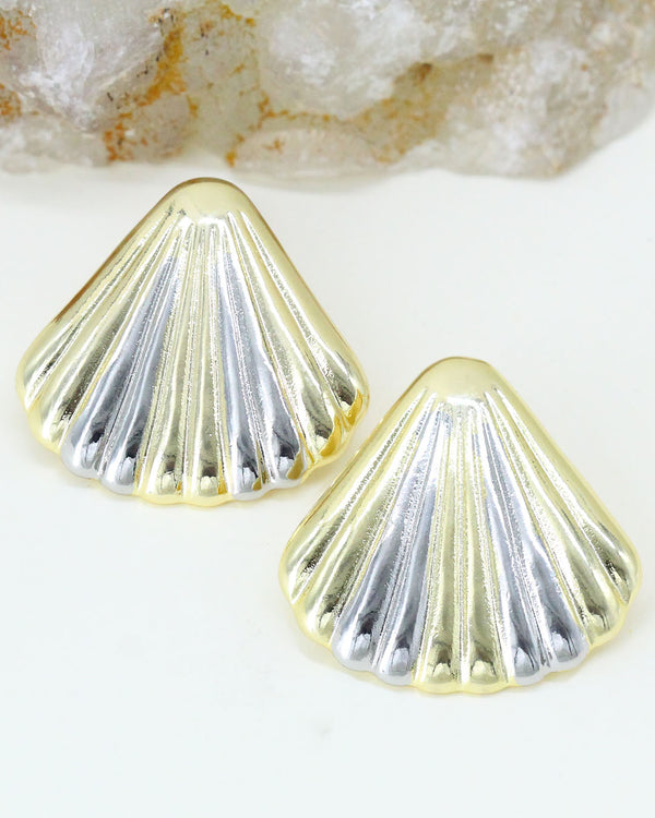 Aretes Concha Bicolor