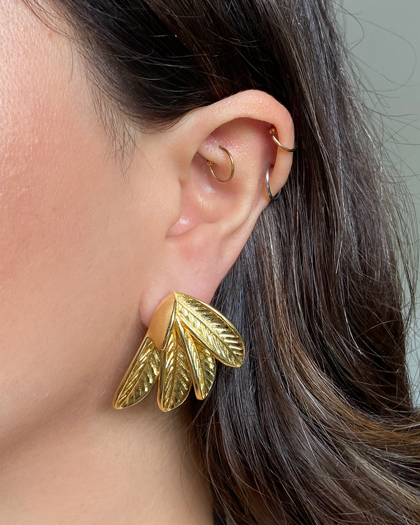 Aretes Tribal Plumas