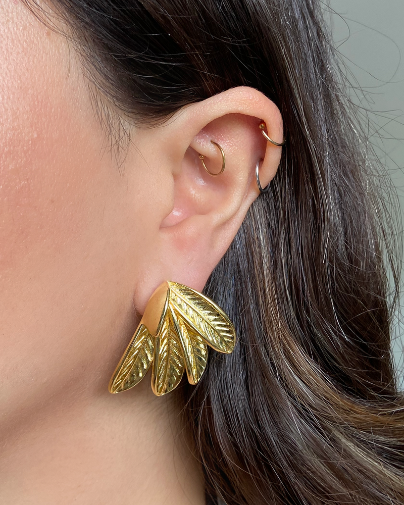 Aretes Tribal Plumas