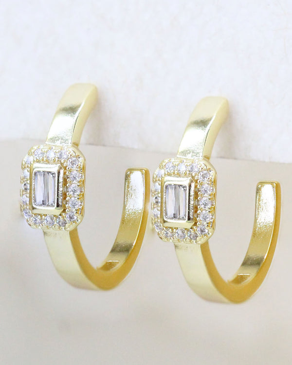 Arracada lisa Zirconia