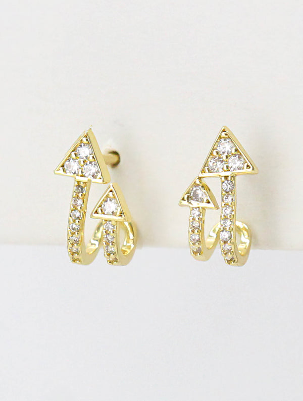 Aretes Gancho Triángulo