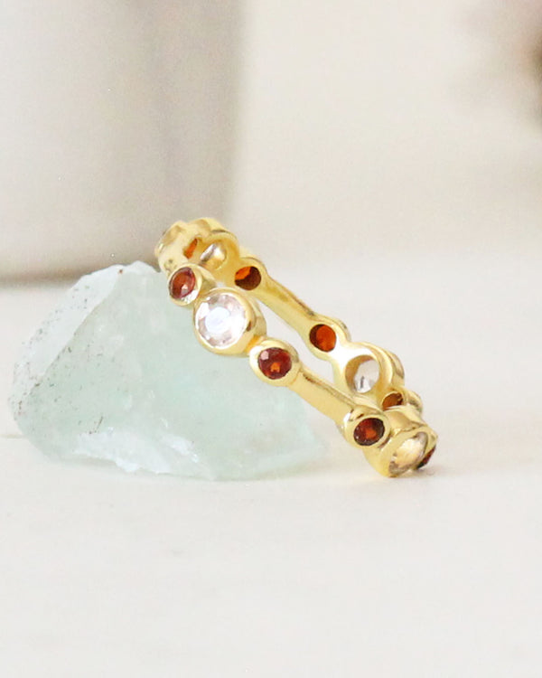 Anillo Piedras Mini MORGANITE HYDRO