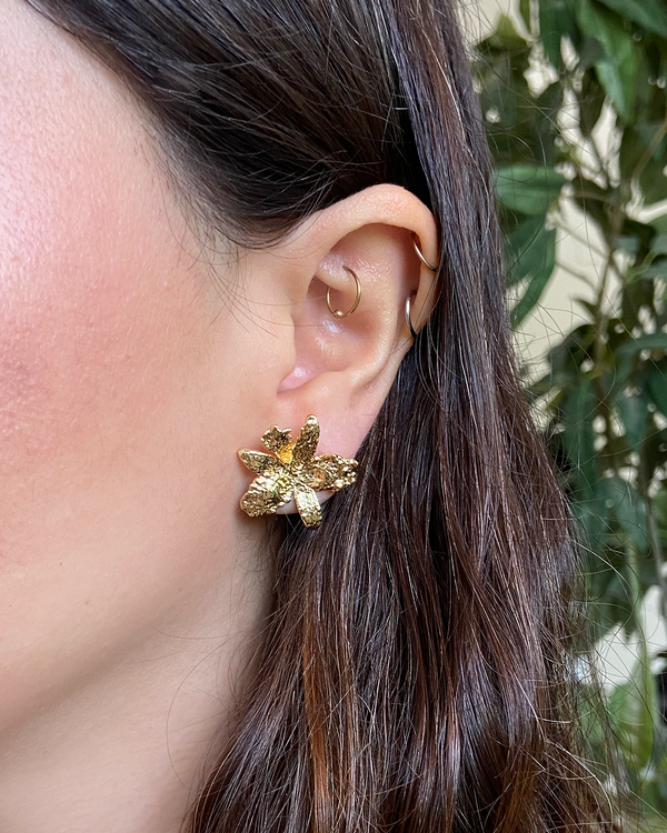 Aretes Orquidea Chica
