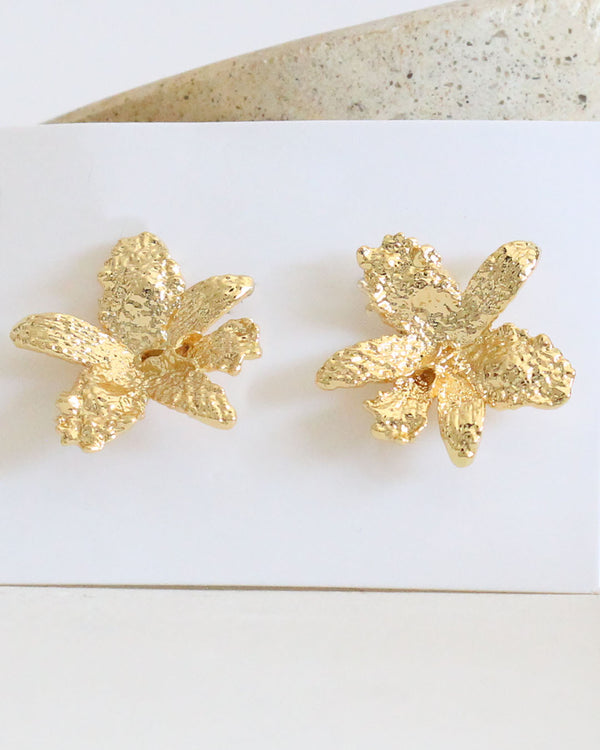 Aretes Orquidea Chica