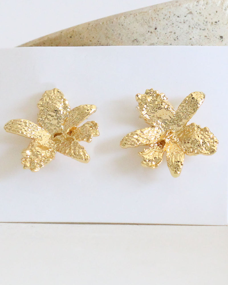 Aretes Orquidea Chica