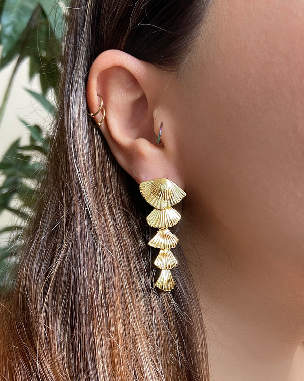 Aretes Conchas cascada