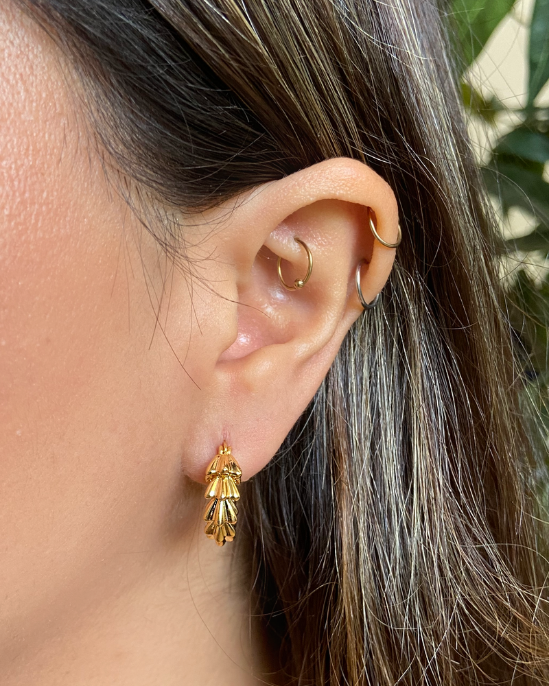 Arracadas Escamas mitad