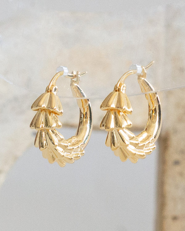 Arracadas Escamas mitad