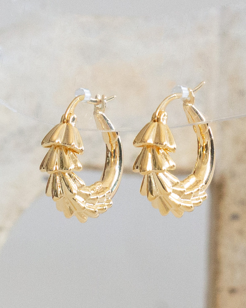 Arracadas Escamas mitad