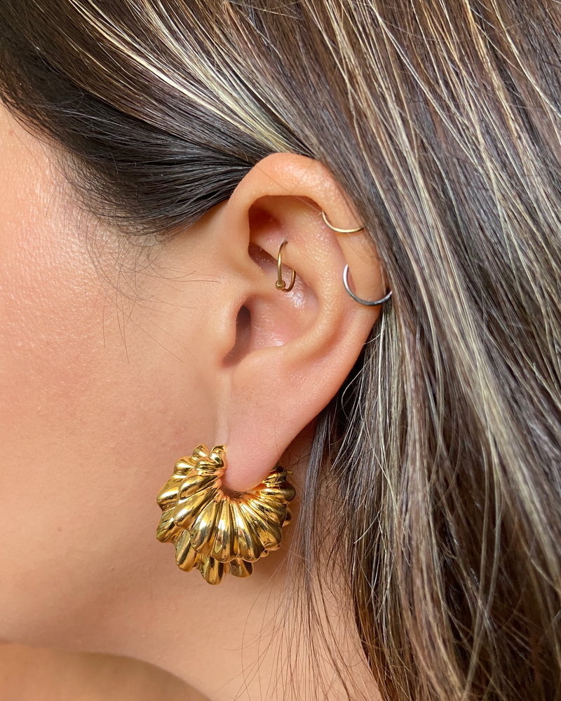 Arracadas Doble Coral