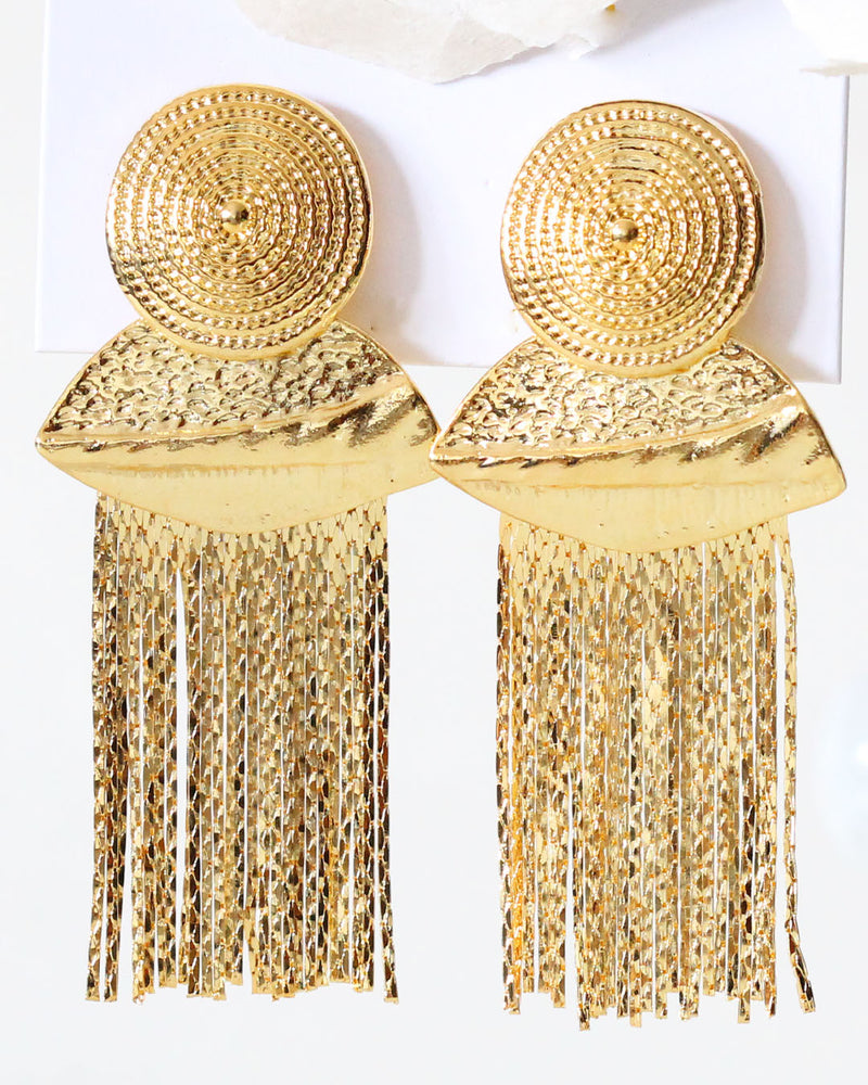 Aretes Circulo Tiras