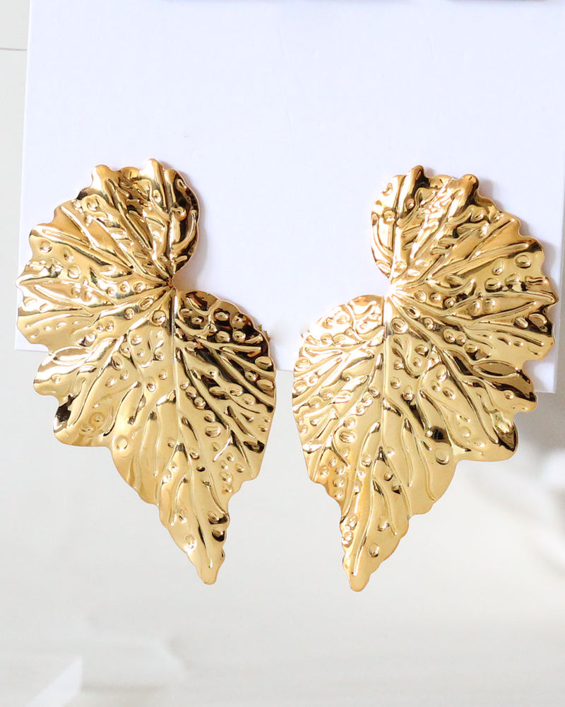 Aretes Hoja seca