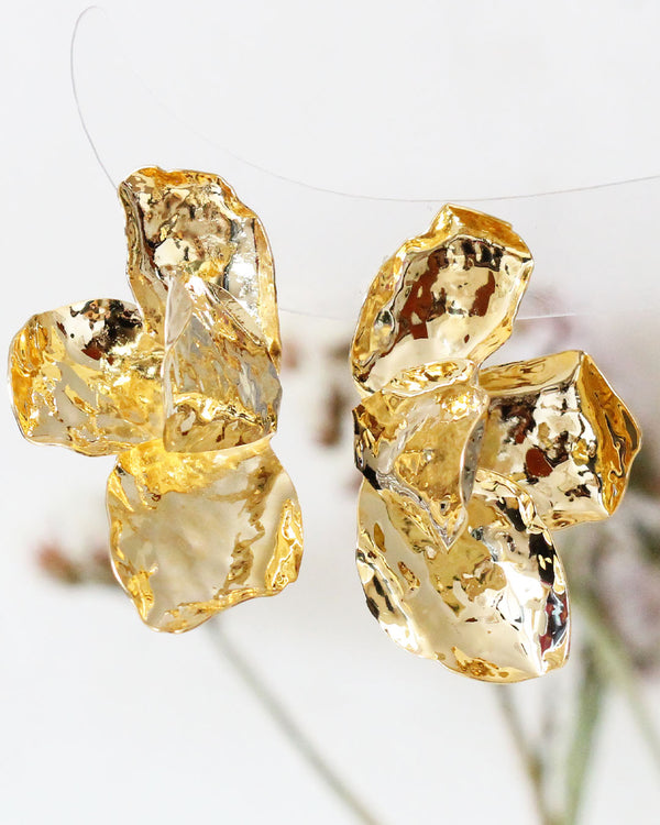 Aretes Petalo Flor