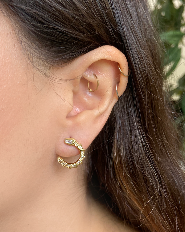 Arete Serpiente Cristal