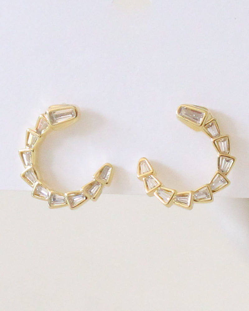 Arete Serpiente Cristal