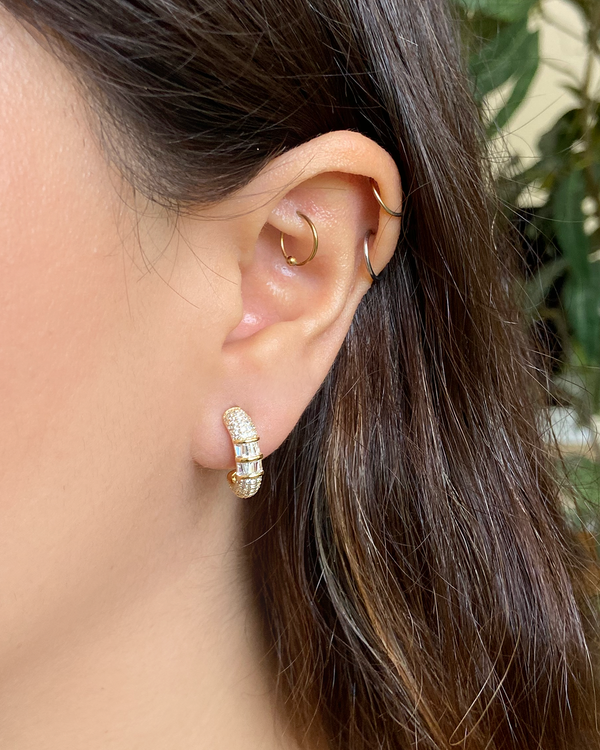 Aretes Arracadas Zirconia