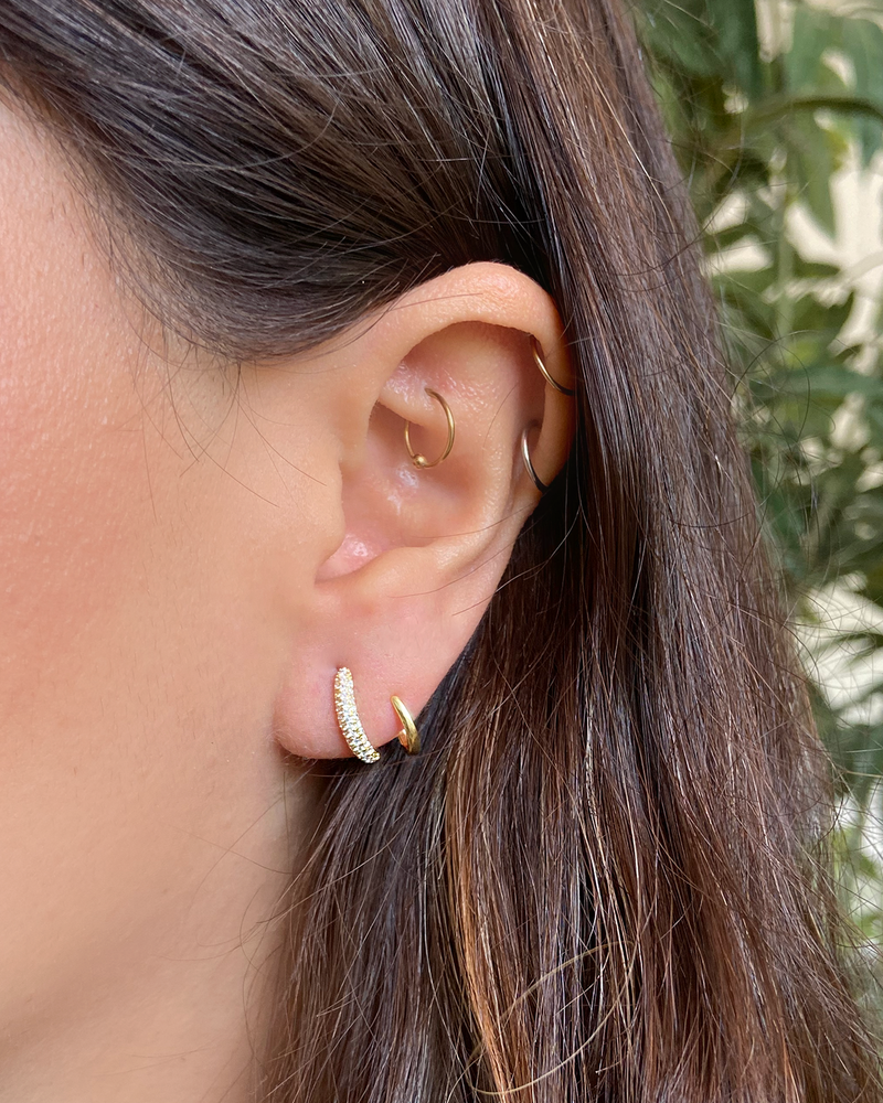 Aretes Gancho doble