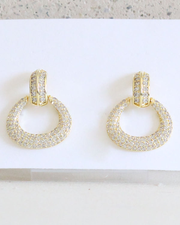 Aretes Zirconia Herraje