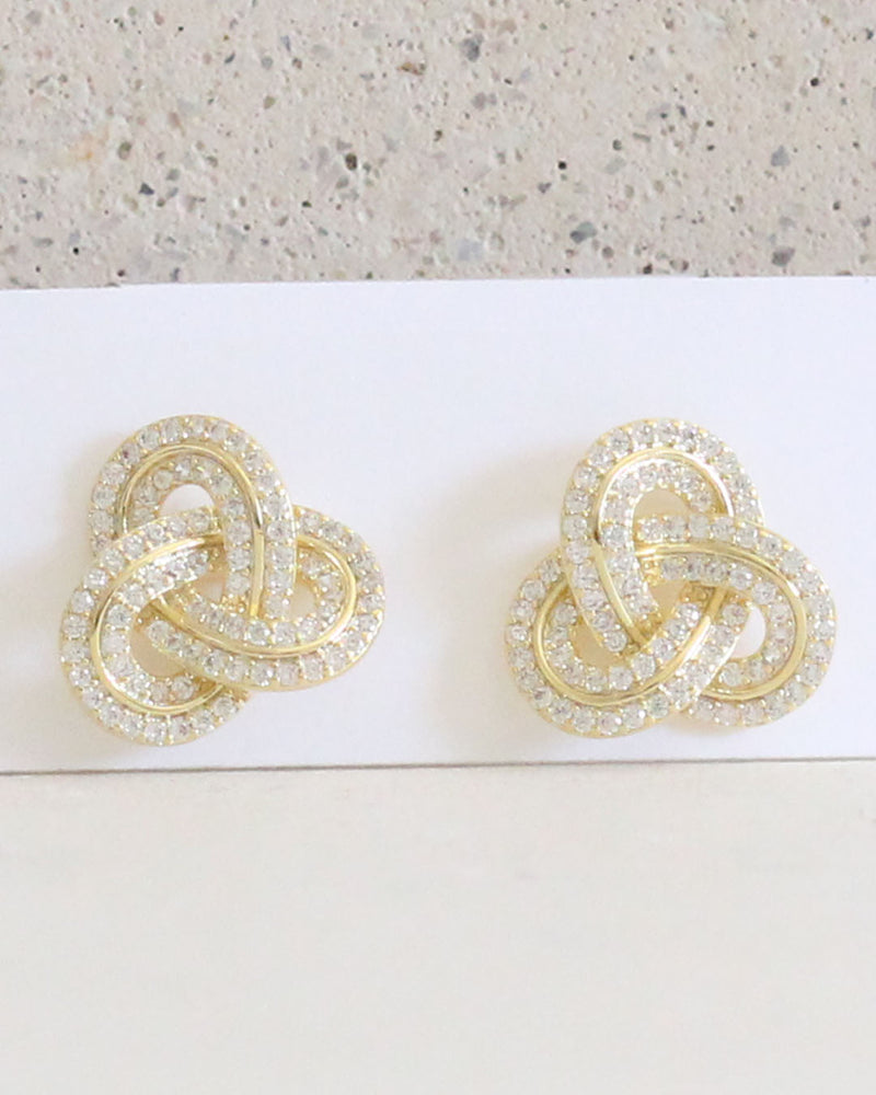 Aretes Nudo Trebol