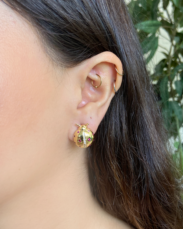Aretes Lady Bug