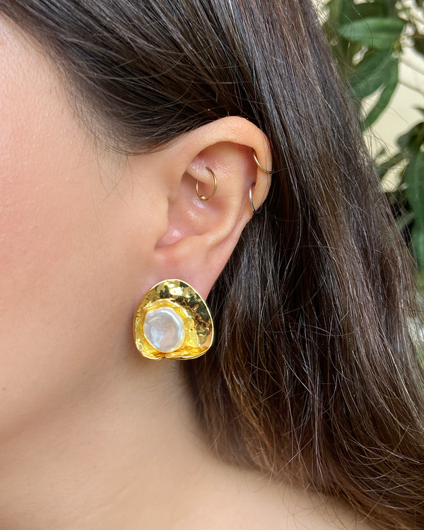 Aretes Organico Perla