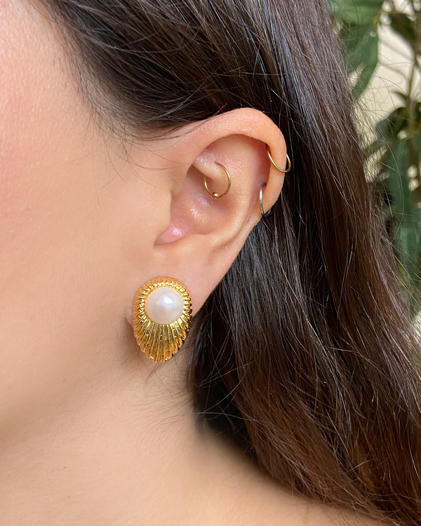 Aretes Gota Perla