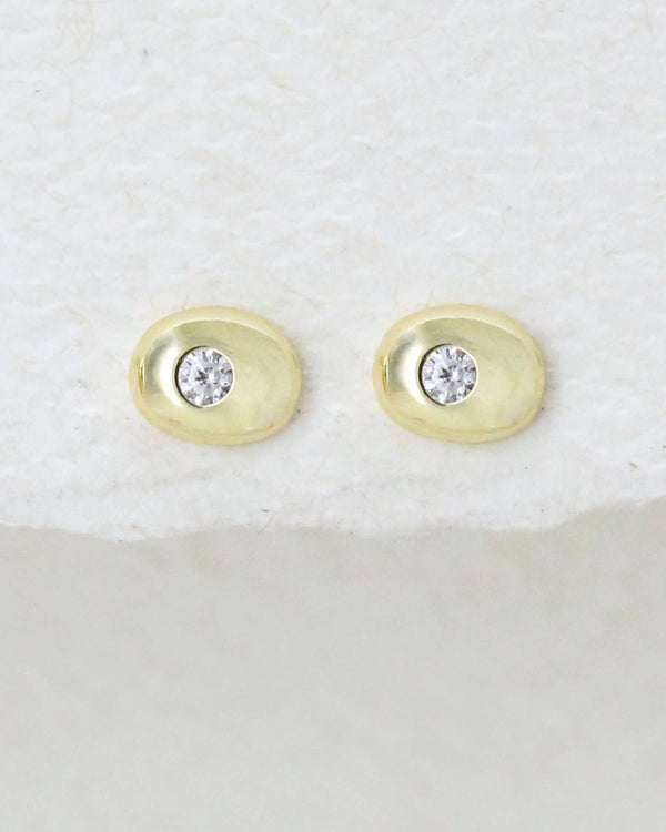 Aretes Beans Zirconia