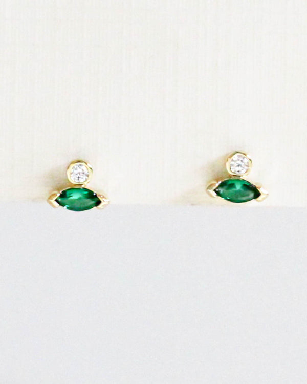 Piercing Cristal Verde