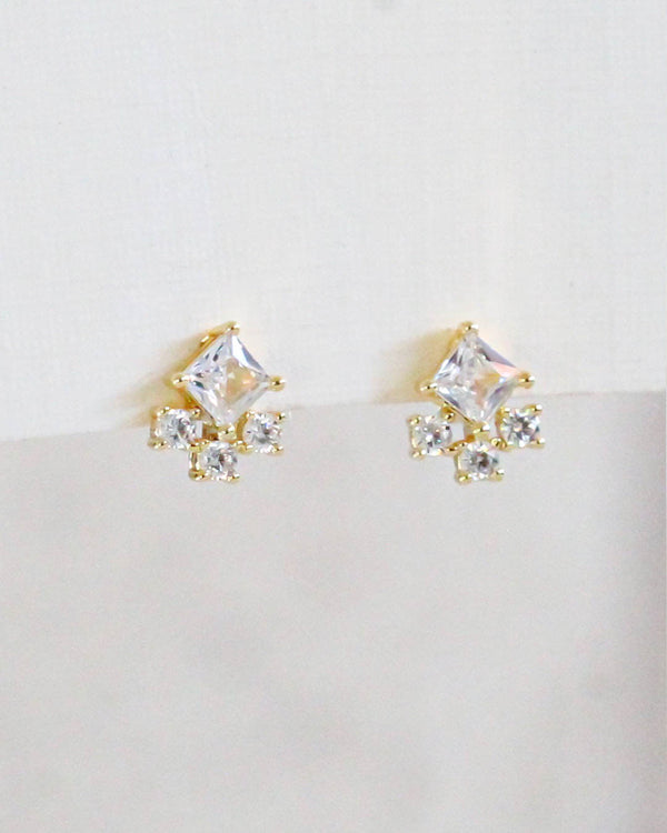 Aretes papalote zirconia