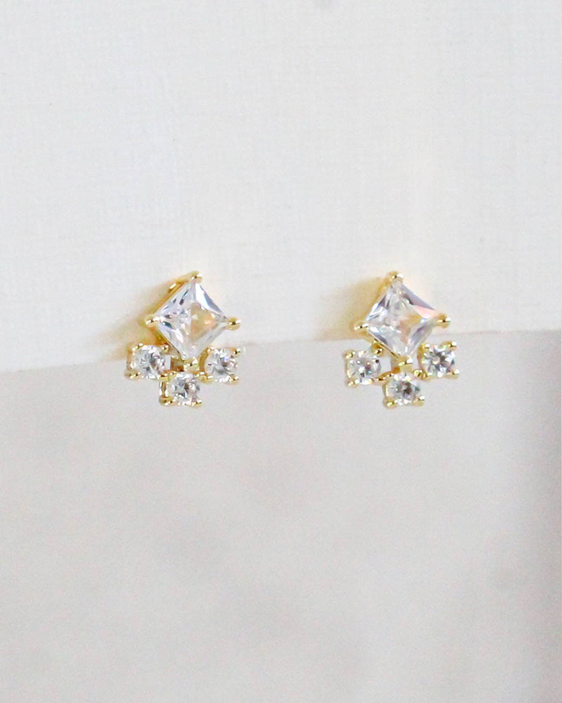 Aretes papalote zirconia