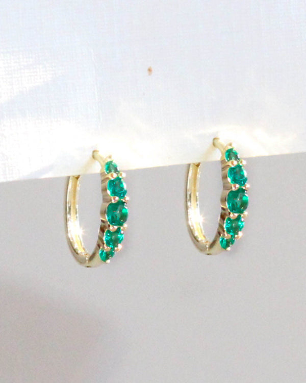 Arracadas Zc Verde M