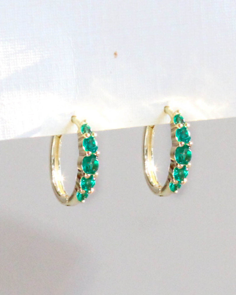 Arracadas Zc Verde M