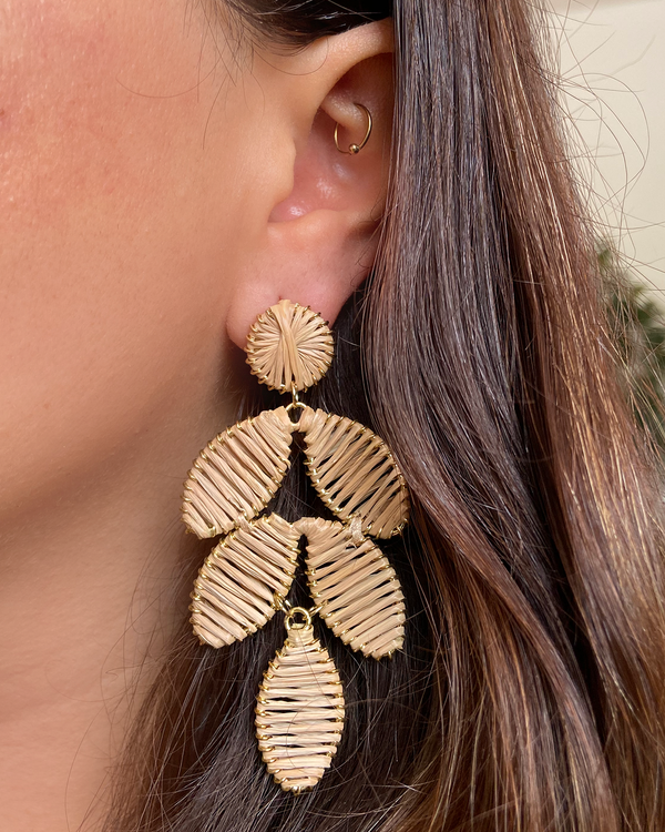 Aretes Uvas natural