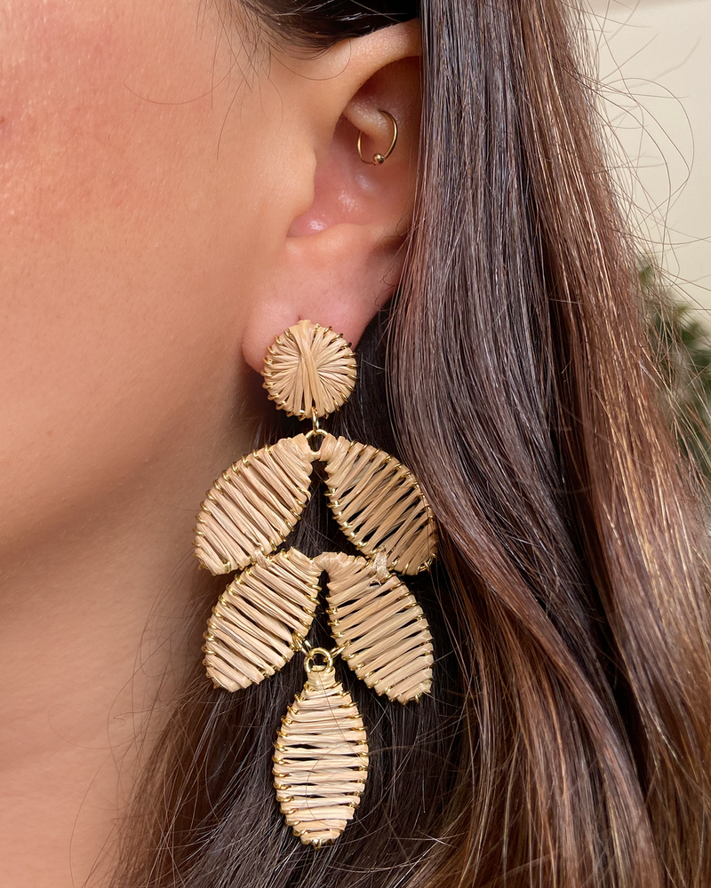 Aretes Uvas natural