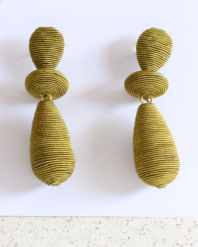 Aretes Figuras verde