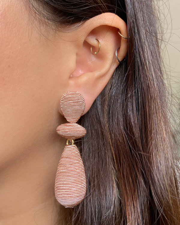 Aretes Figuras Khaki