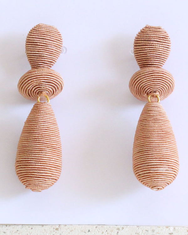 Aretes Figuras Khaki