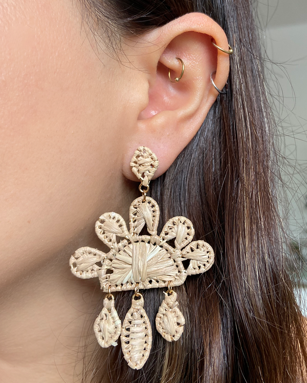 Aretes Pavorreal Natural