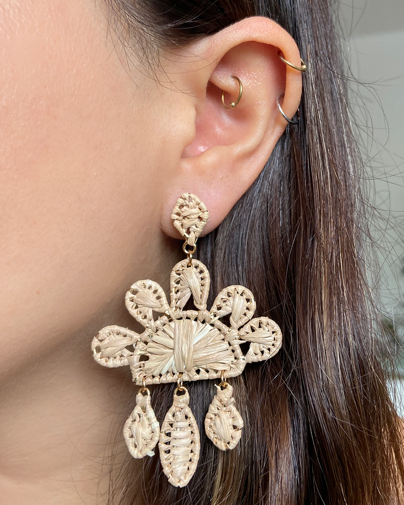 Aretes Pavorreal Natural
