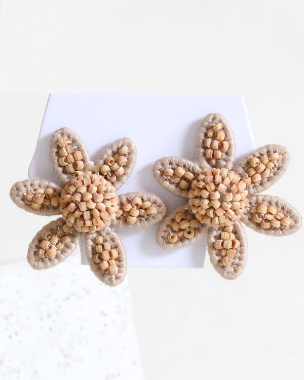 Aretes Flor natural
