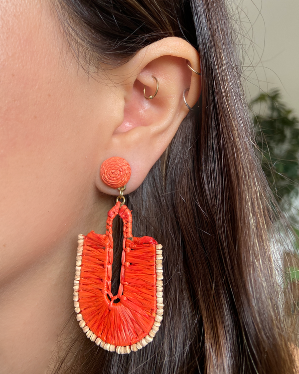 Aretes U naranja