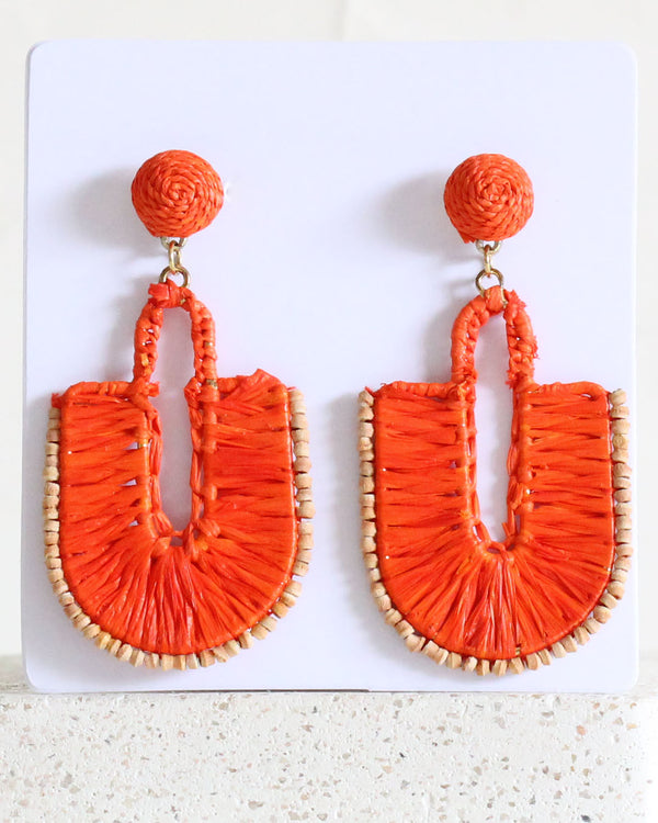 Aretes U naranja
